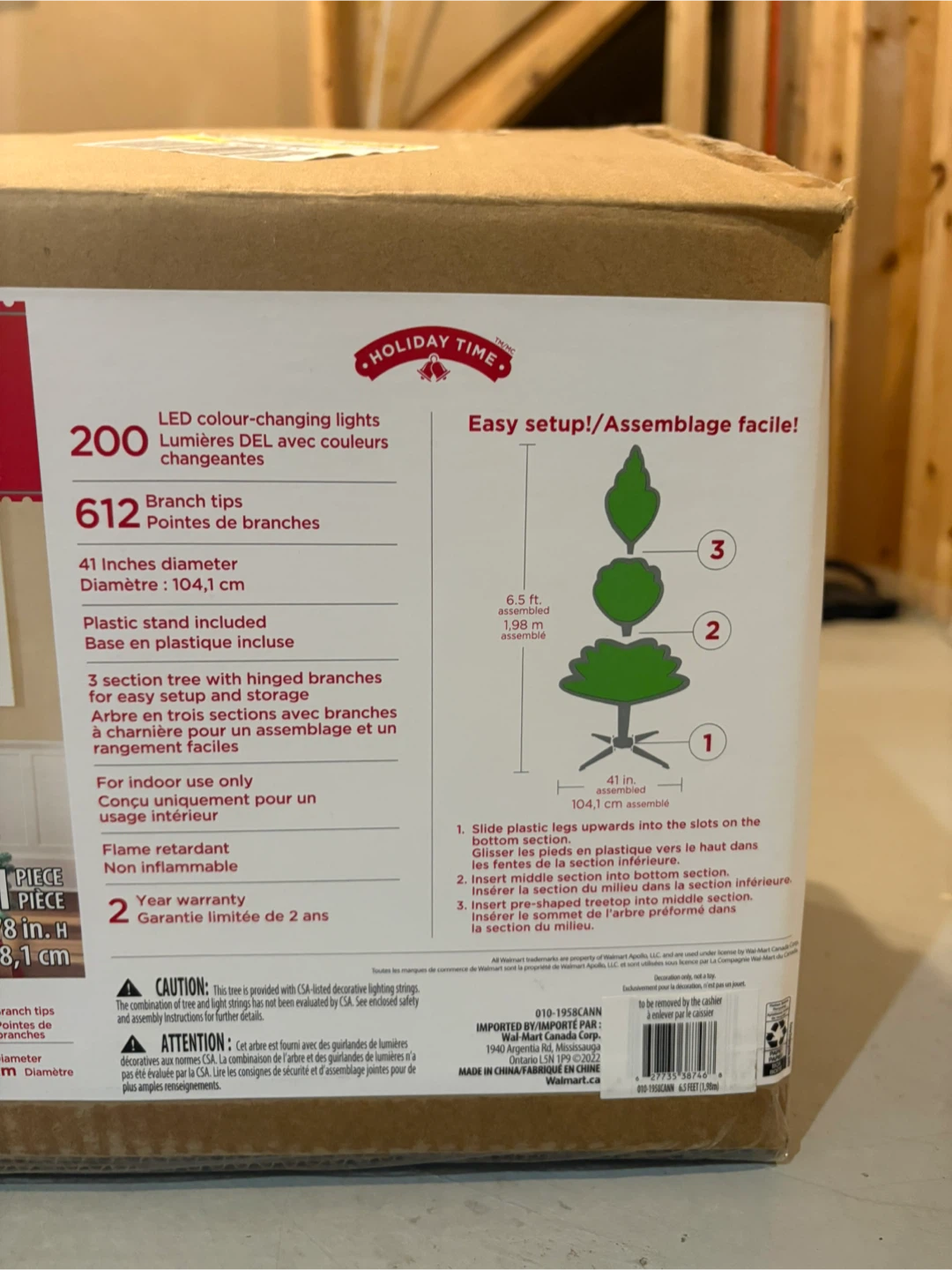 6.5-ft Pre-Lit Paxton Pine Christmas Tree - photo 2