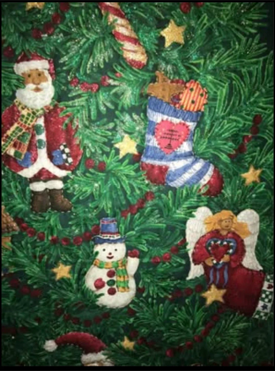 Handmade Christmas Tree  Wall Hanging image indicator(3)