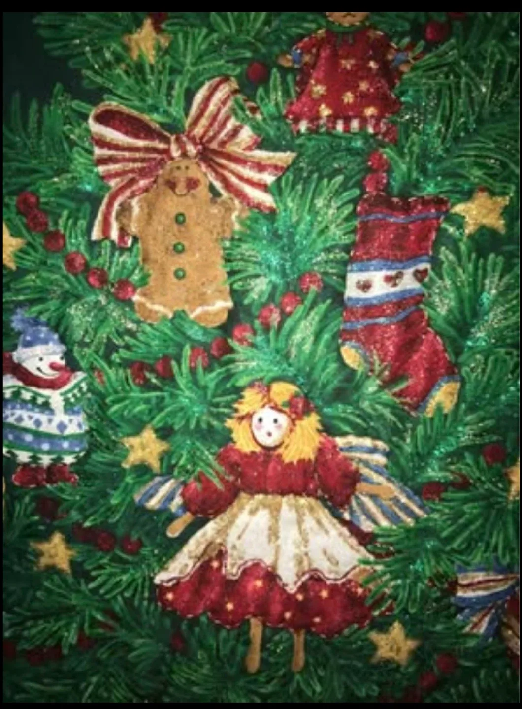 Handmade Christmas Tree  Wall Hanging image indicator(4)