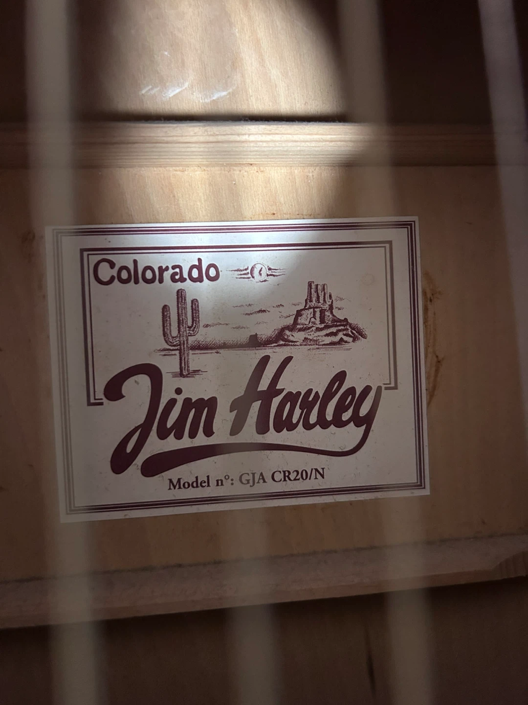 Jim Harley Colorado Acoustic Guitar GJA CR20/N - photo 2