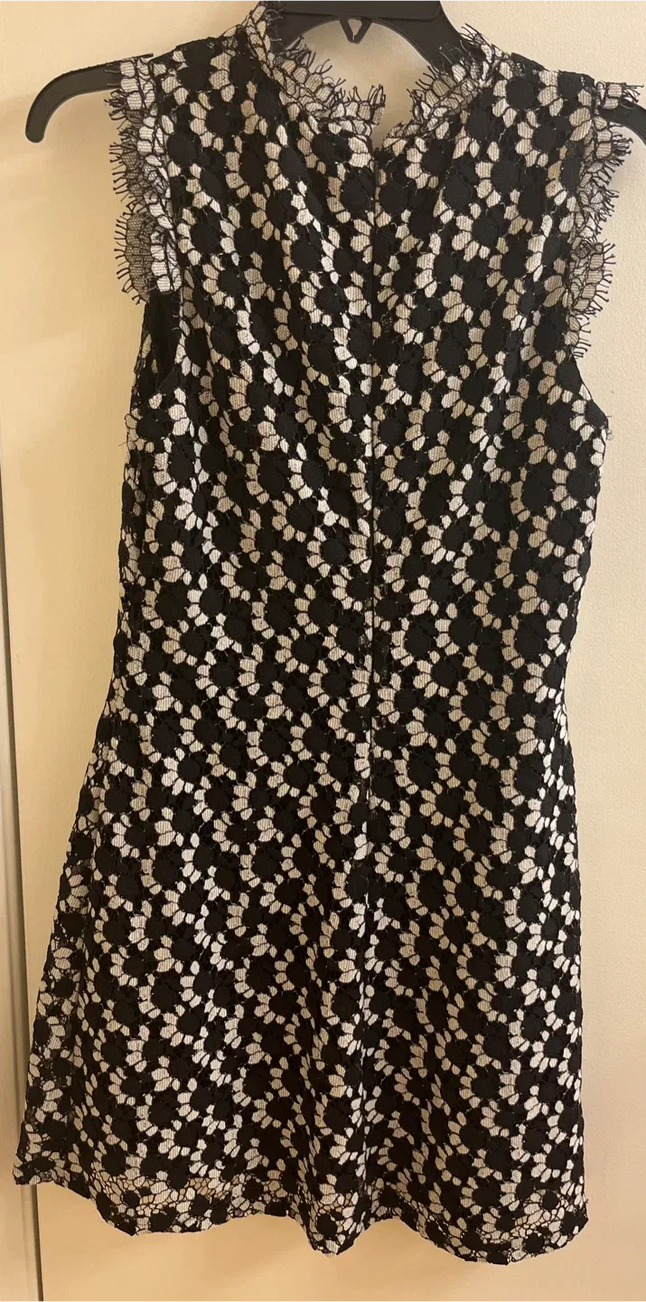 Tommy Hilfiger Black & White Lace Dress image indicator(4)