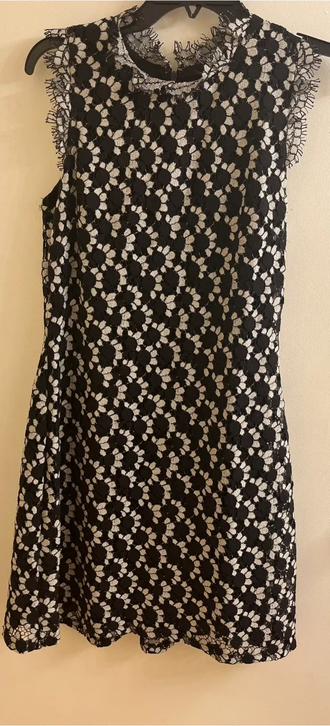 Tommy Hilfiger Black & White Lace Dress