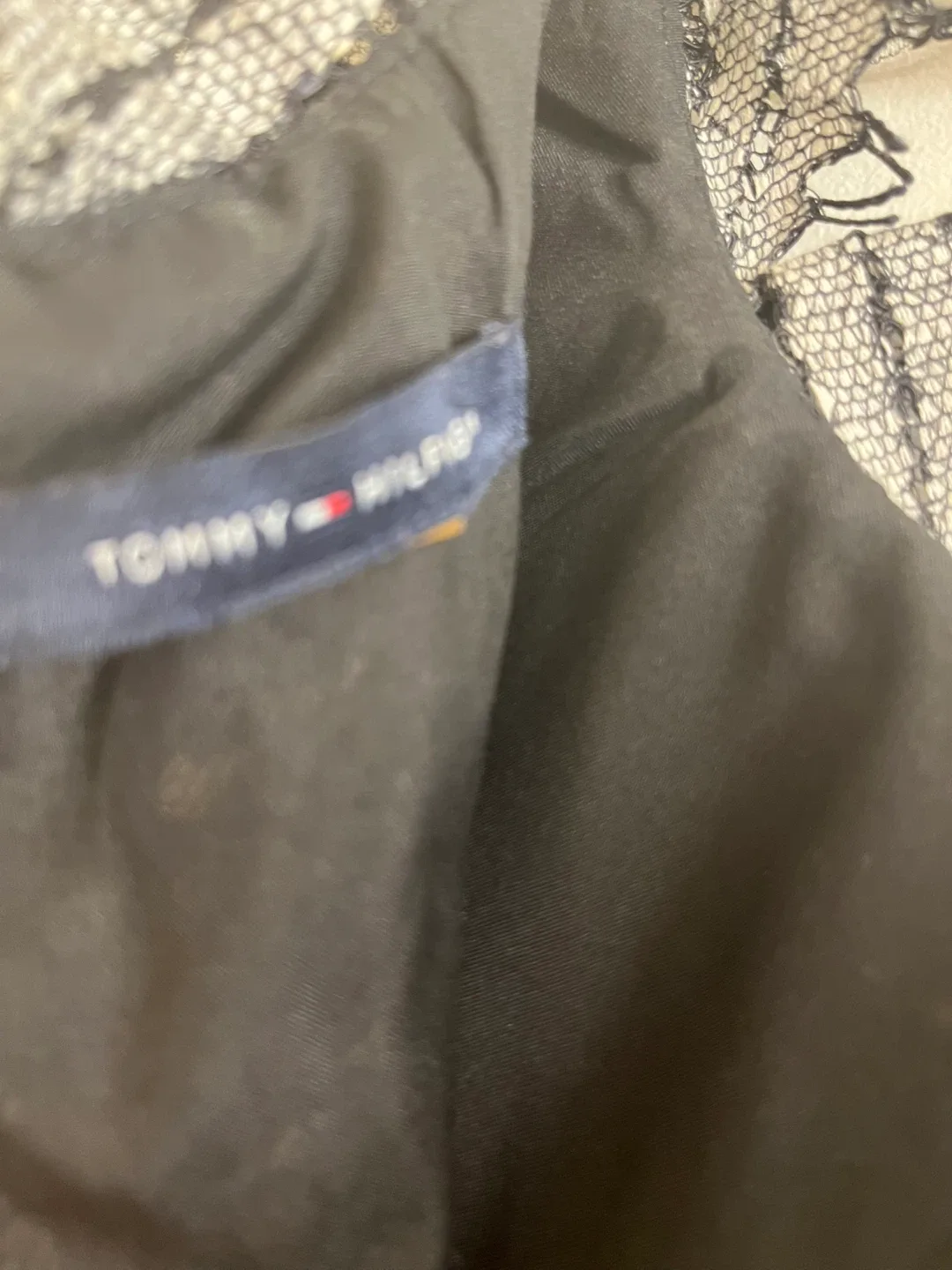 Tommy Hilfiger Black & White Lace Dress image indicator(5)