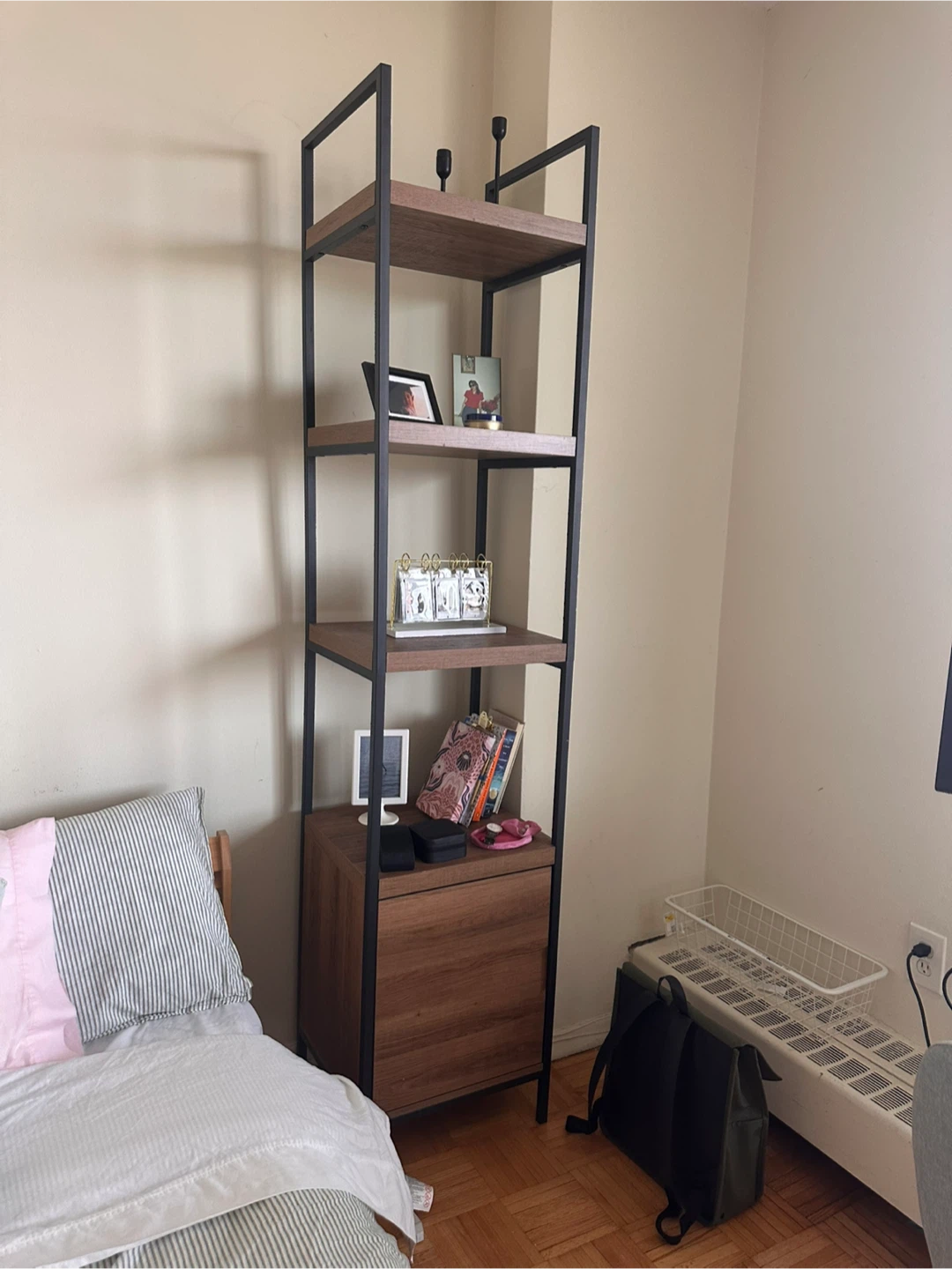 CANVAS Robson 4-Tier Bookcase with Storage Door - photo 2