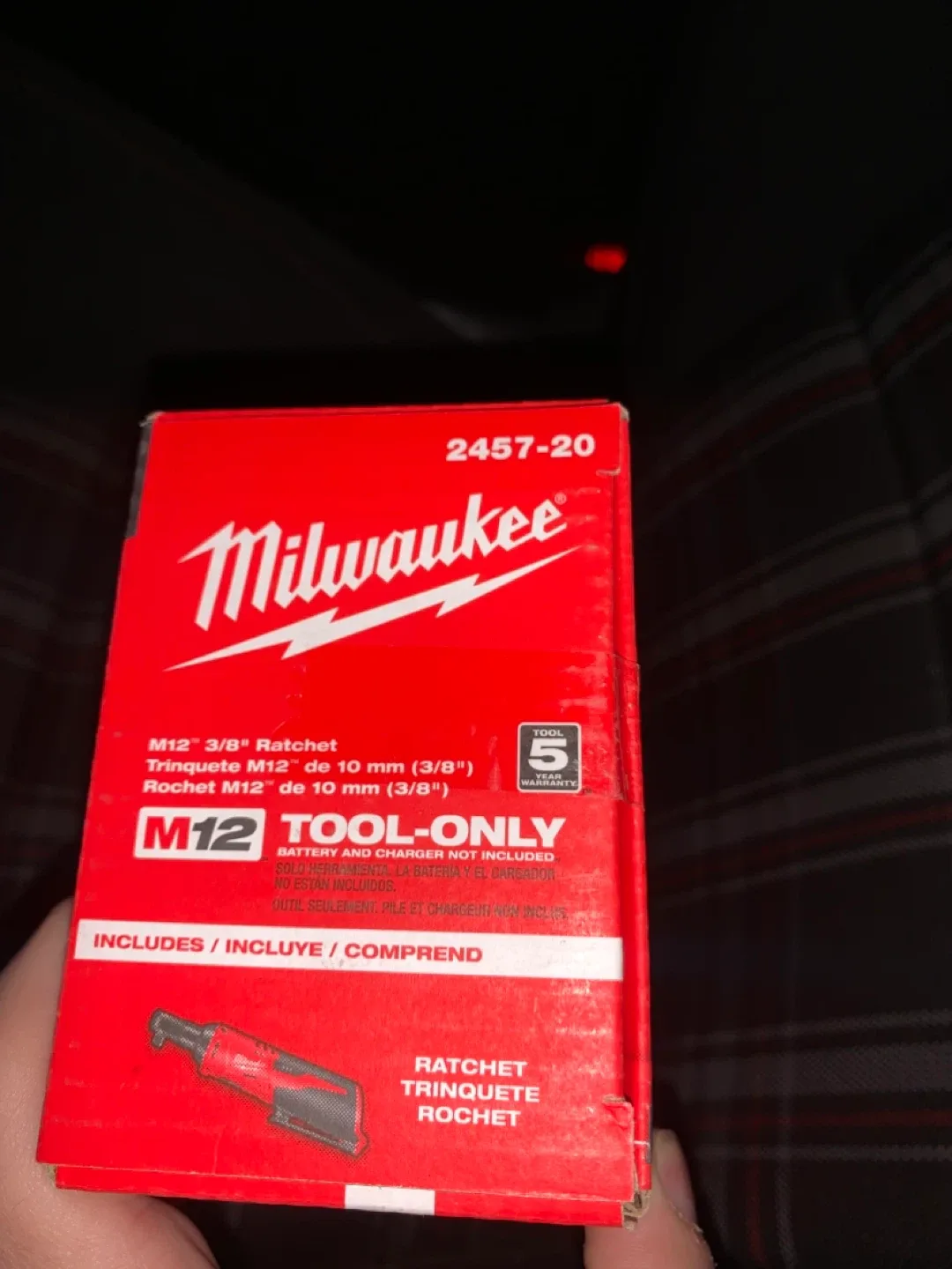 Milwaukee M12 3/8" ratchet brand-New image indicator(3)