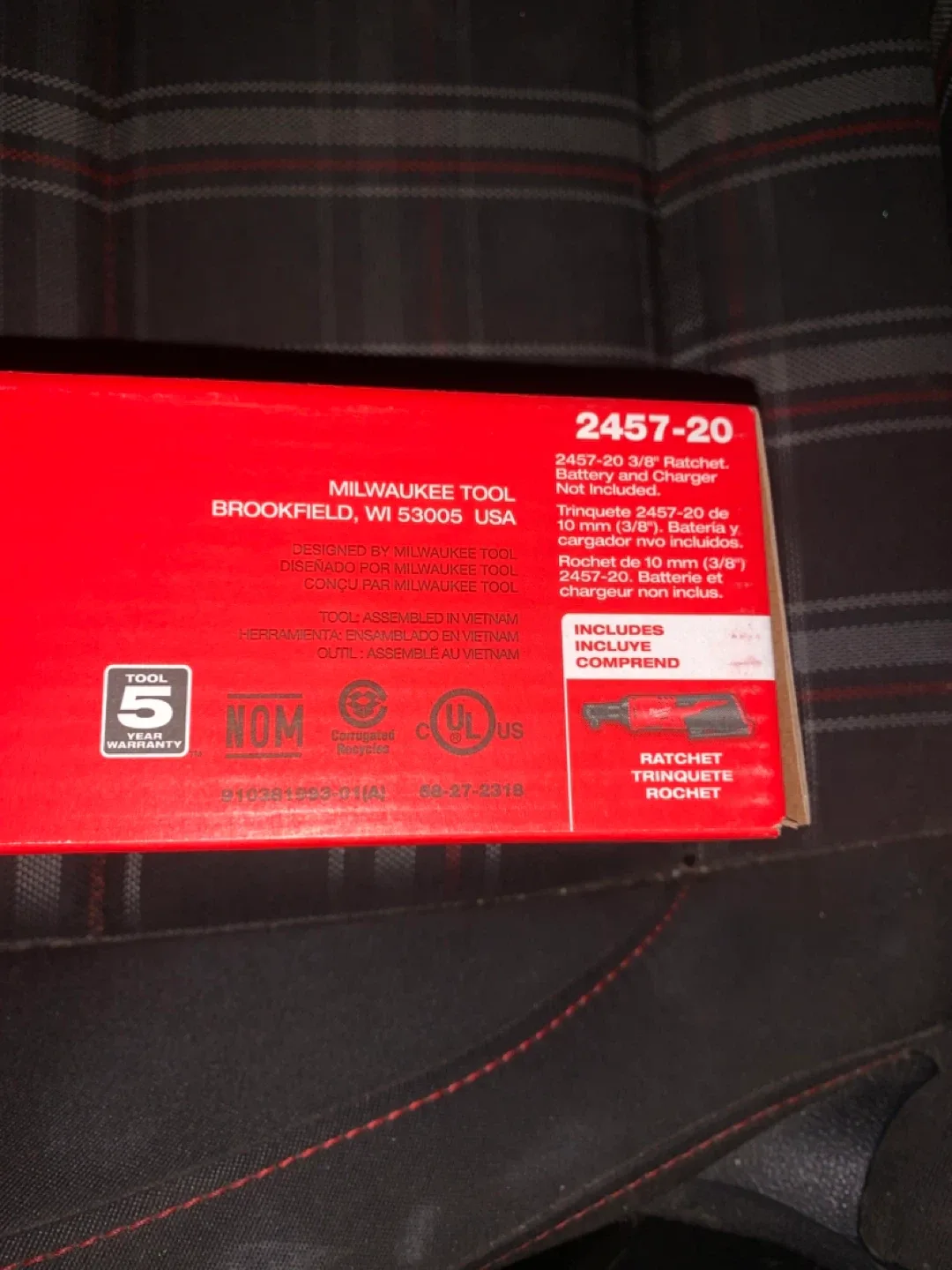 Milwaukee M12 3/8" ratchet brand-New image indicator(2)