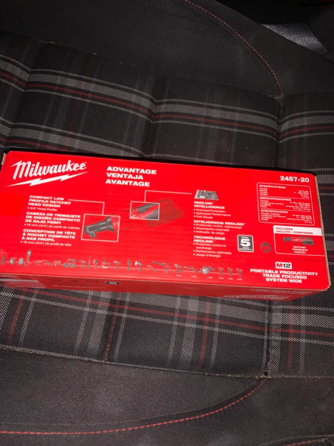 Milwaukee M12 3/8" ratchet brand-New image indicator(4)