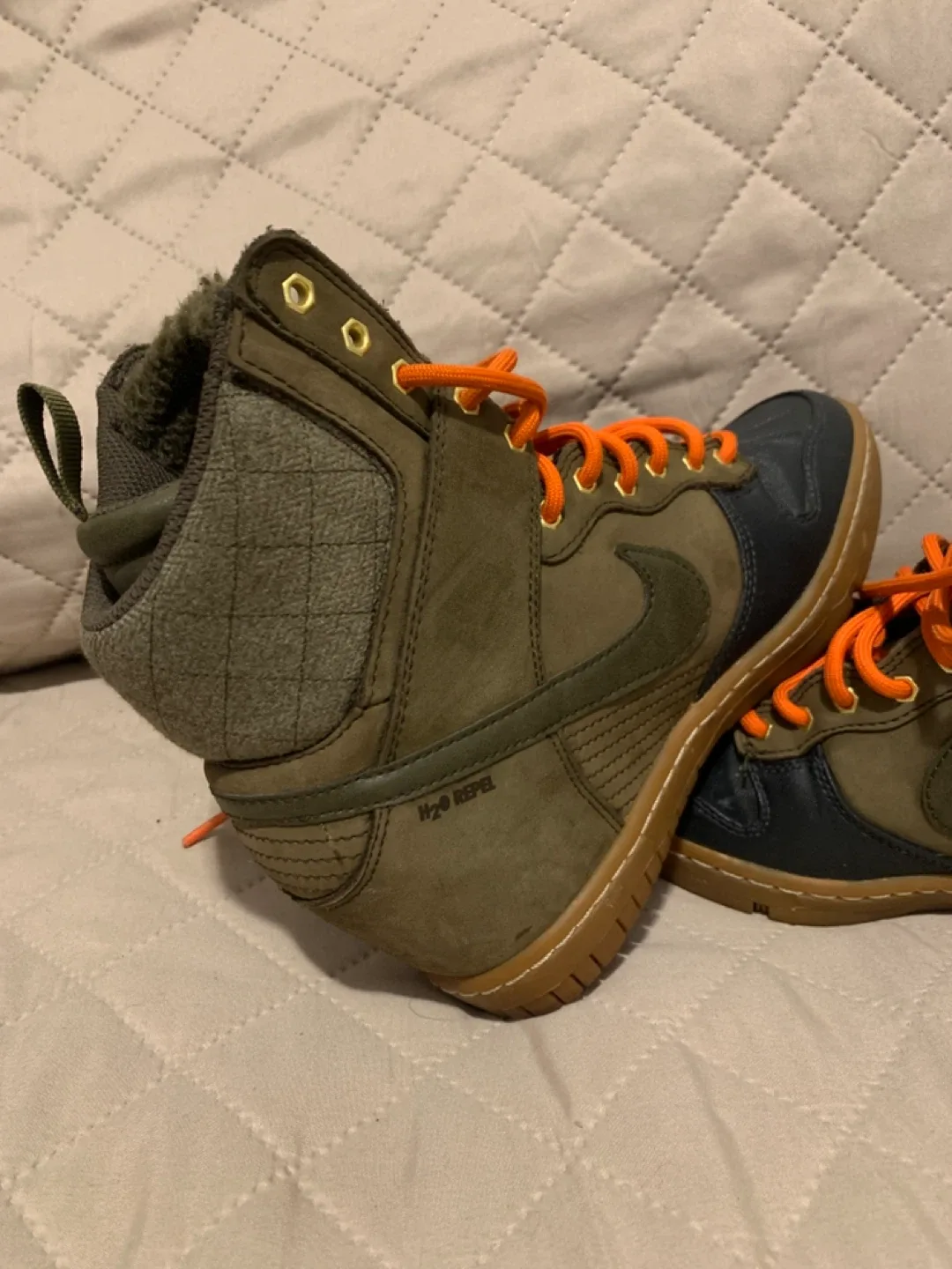 Nike Dunk Sky Hi Sneaker Boot 684954-300 Womens Size 6 image indicator(3)