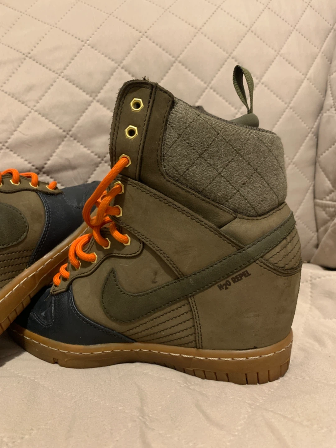 Nike Dunk Sky Hi Sneaker Boot 684954-300 Womens Size 6 - photo 4