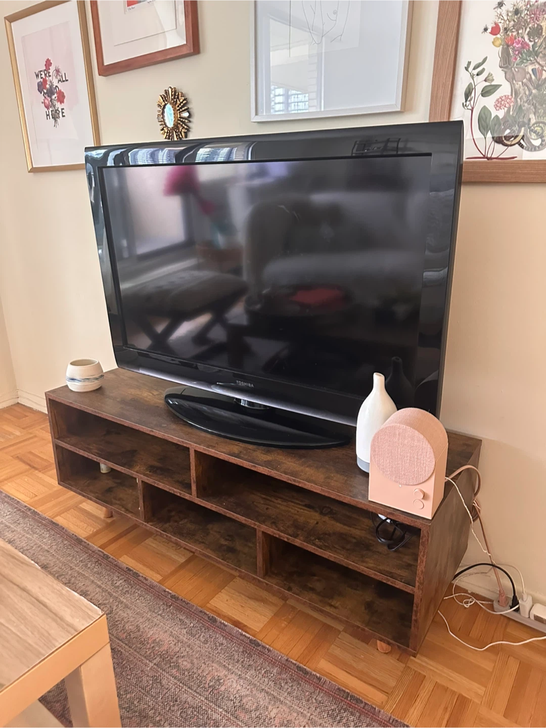 Brown Wooden TV Stand - photo 2