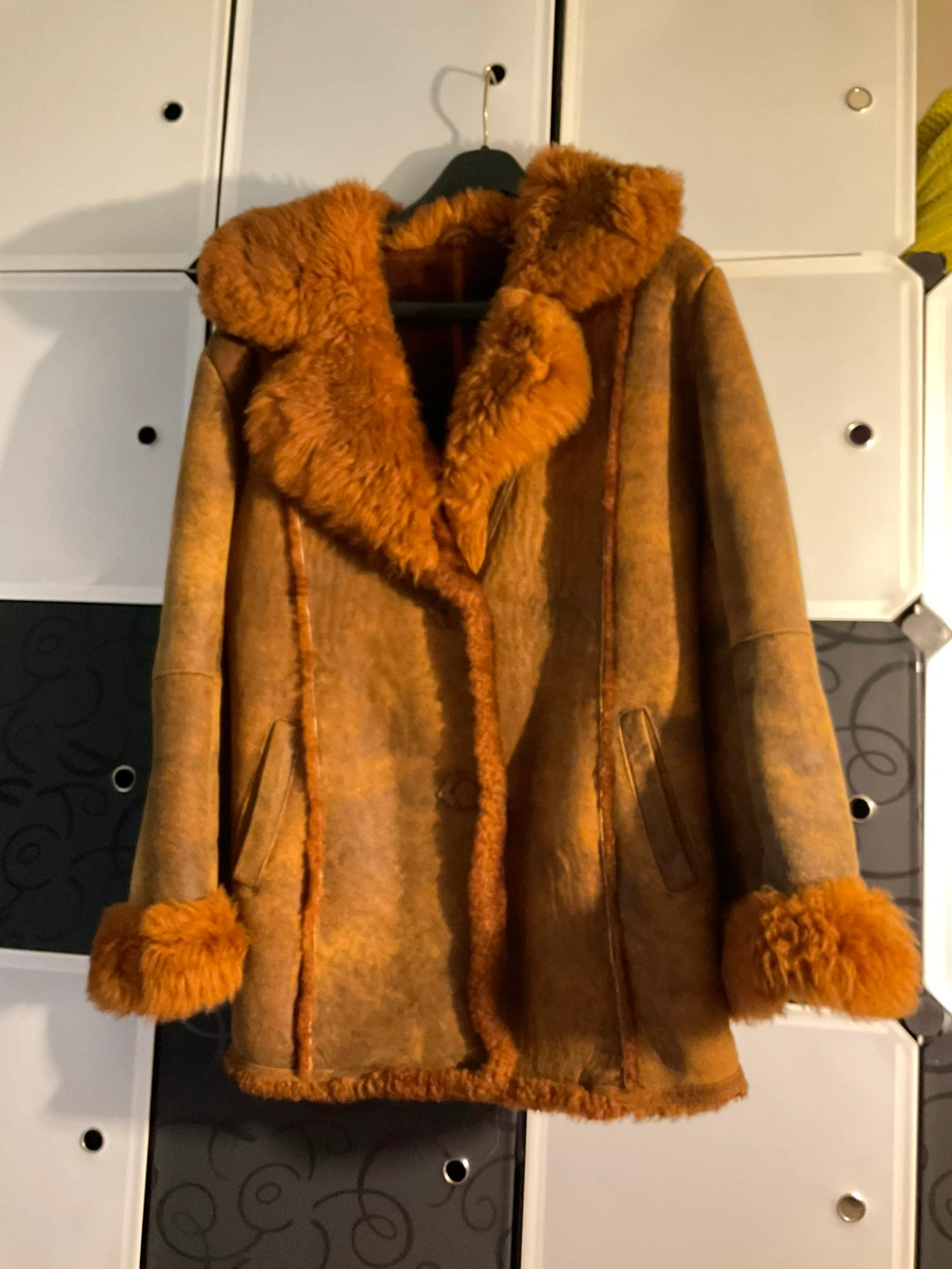 Shearling Coat - brown - photo 2