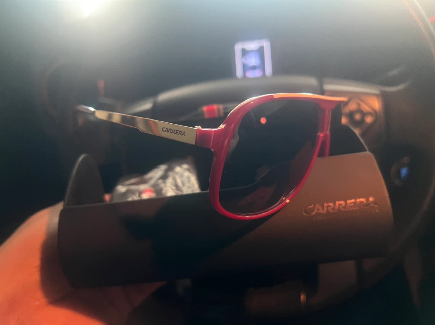 Carrera Sunglasses with Case - Red - photo 2