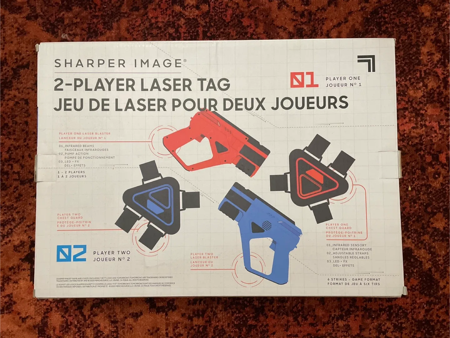 Sharper Image 2-Player Laser Tag Set - New! thumbnail