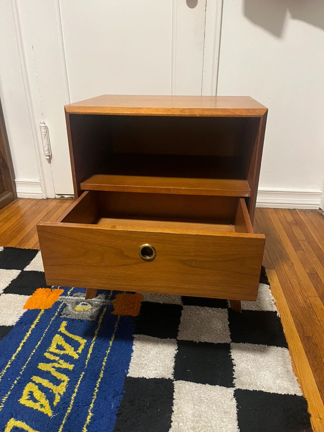 Mid-Century Modern Wood Nightstand - photo 4