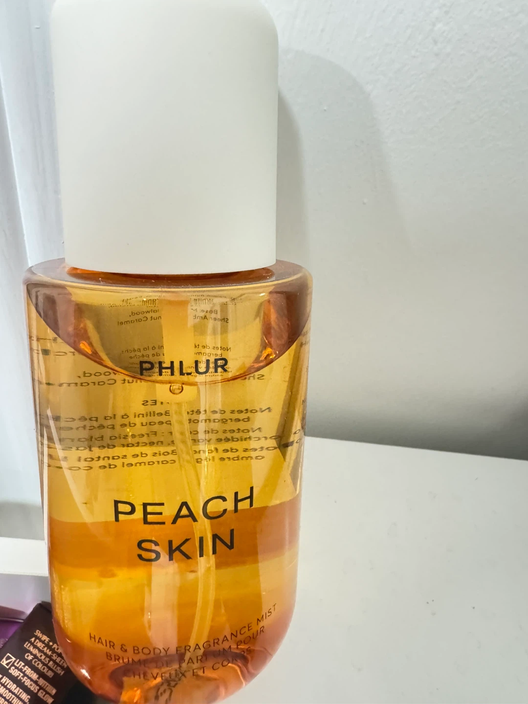PHLUR Peach Skin Hair & Body Fragrance Mist