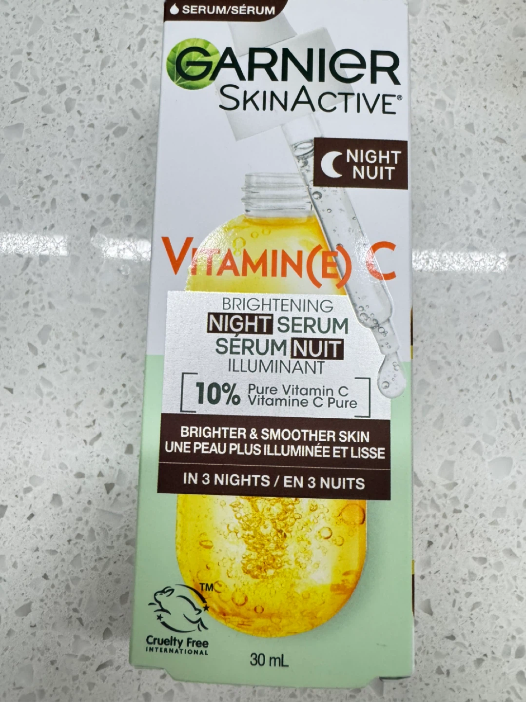 Garnier SkinActive Vitamin C Night Serum - New