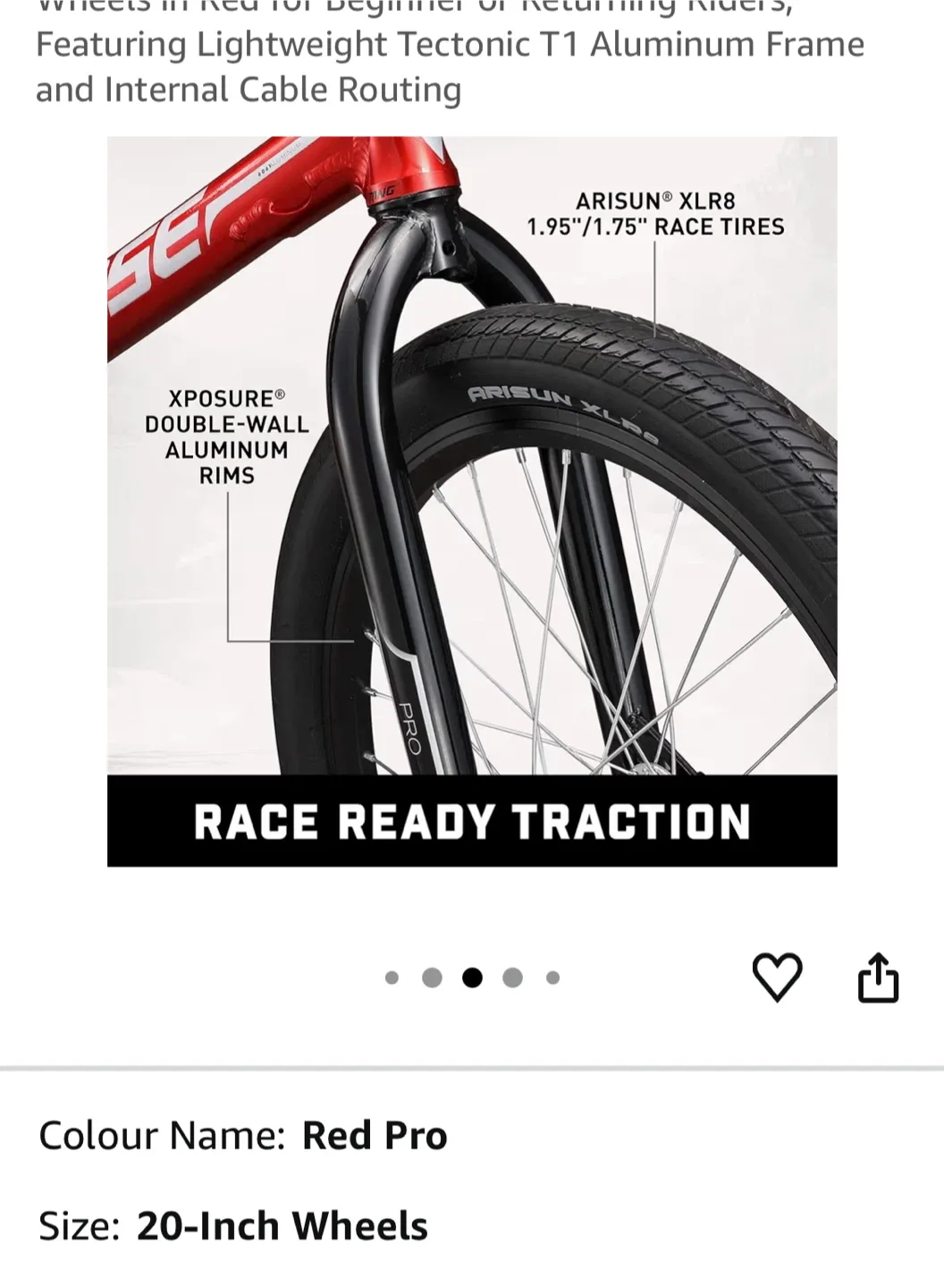 Mongoose Title Pro BMX Race Bike - 20-Inch Wheels image indicator(3)