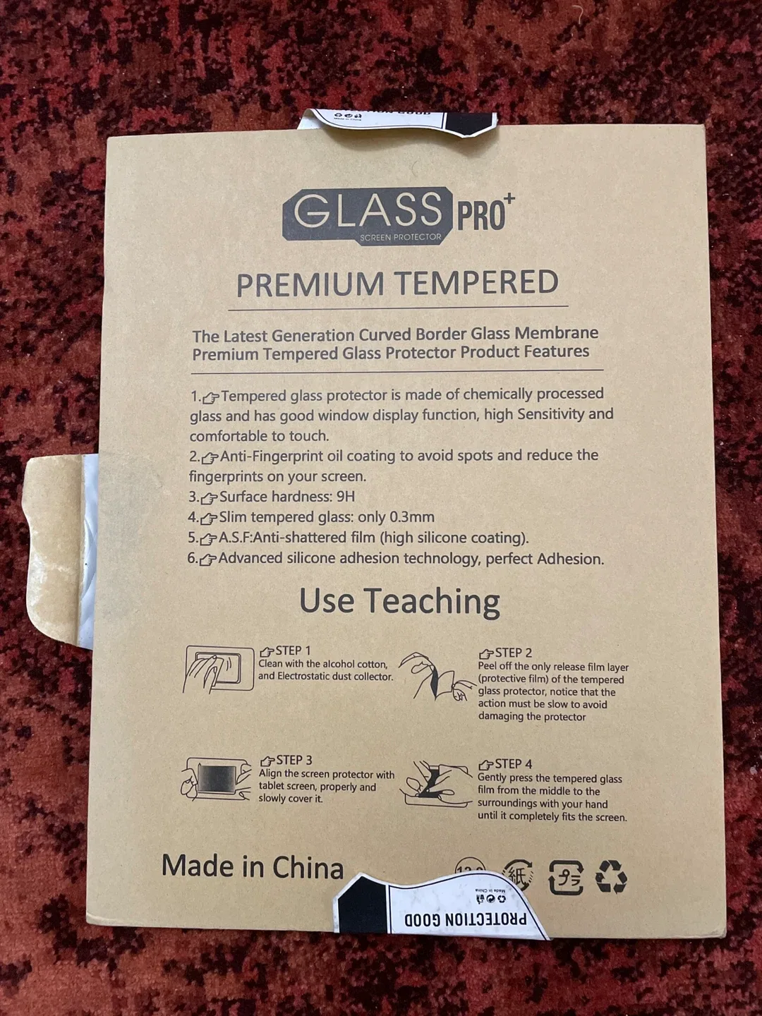 Glass Pro+ Premium Tempered Screen Protector - New image indicator(2)