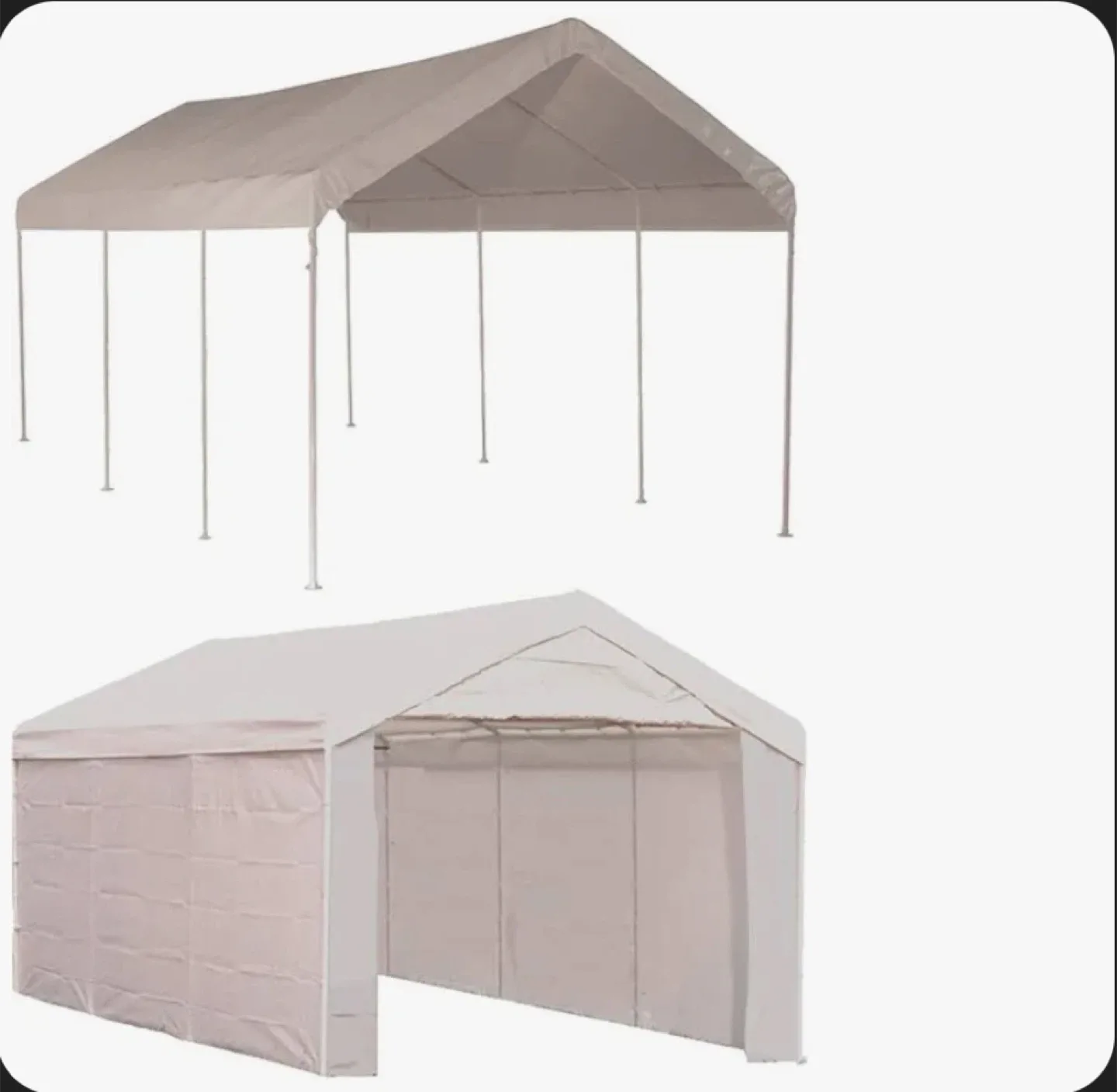 20' x 10' Carport Frame