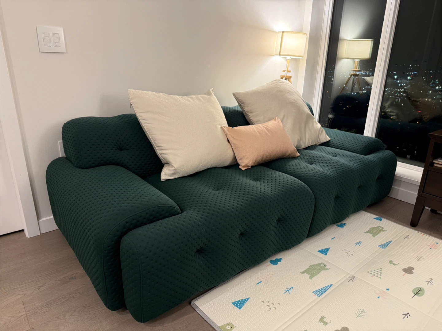 Emerald Green Modular Sofa（ Cushions for FREE） - photo 2