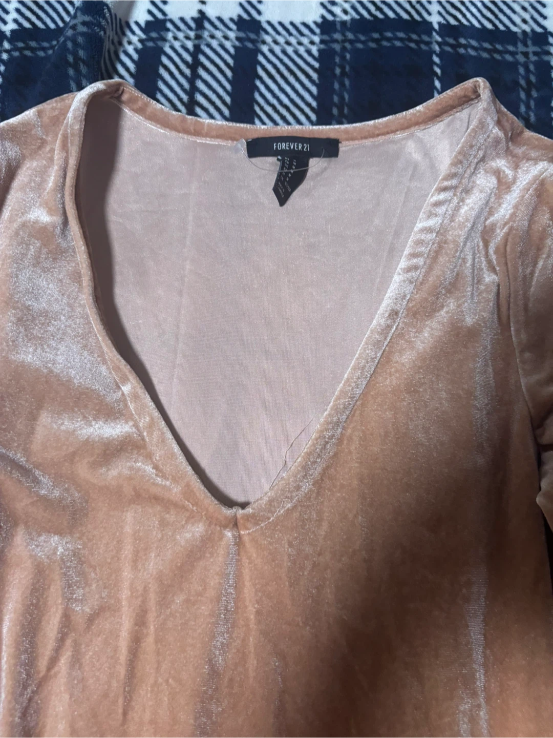 Forever 21 Velvet Long Sleeve Dress - photo 2
