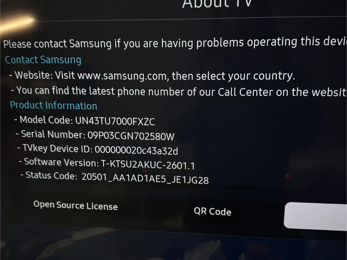Samsung Smart TV 43 inches image indicator(2)