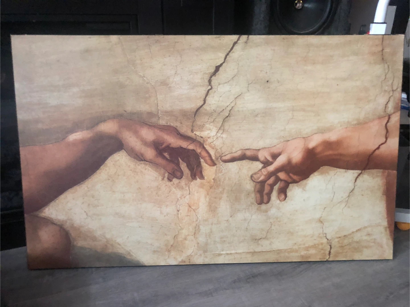 Michelangelo's Creation of Adam Canvas Print - photo 2