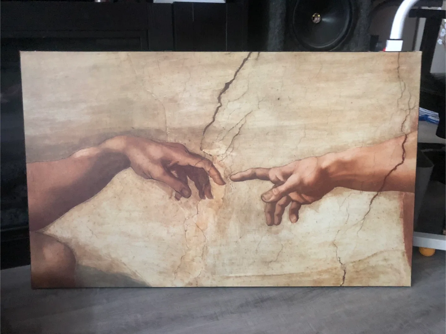 Michelangelo's Creation of Adam Canvas Print image indicator(3)