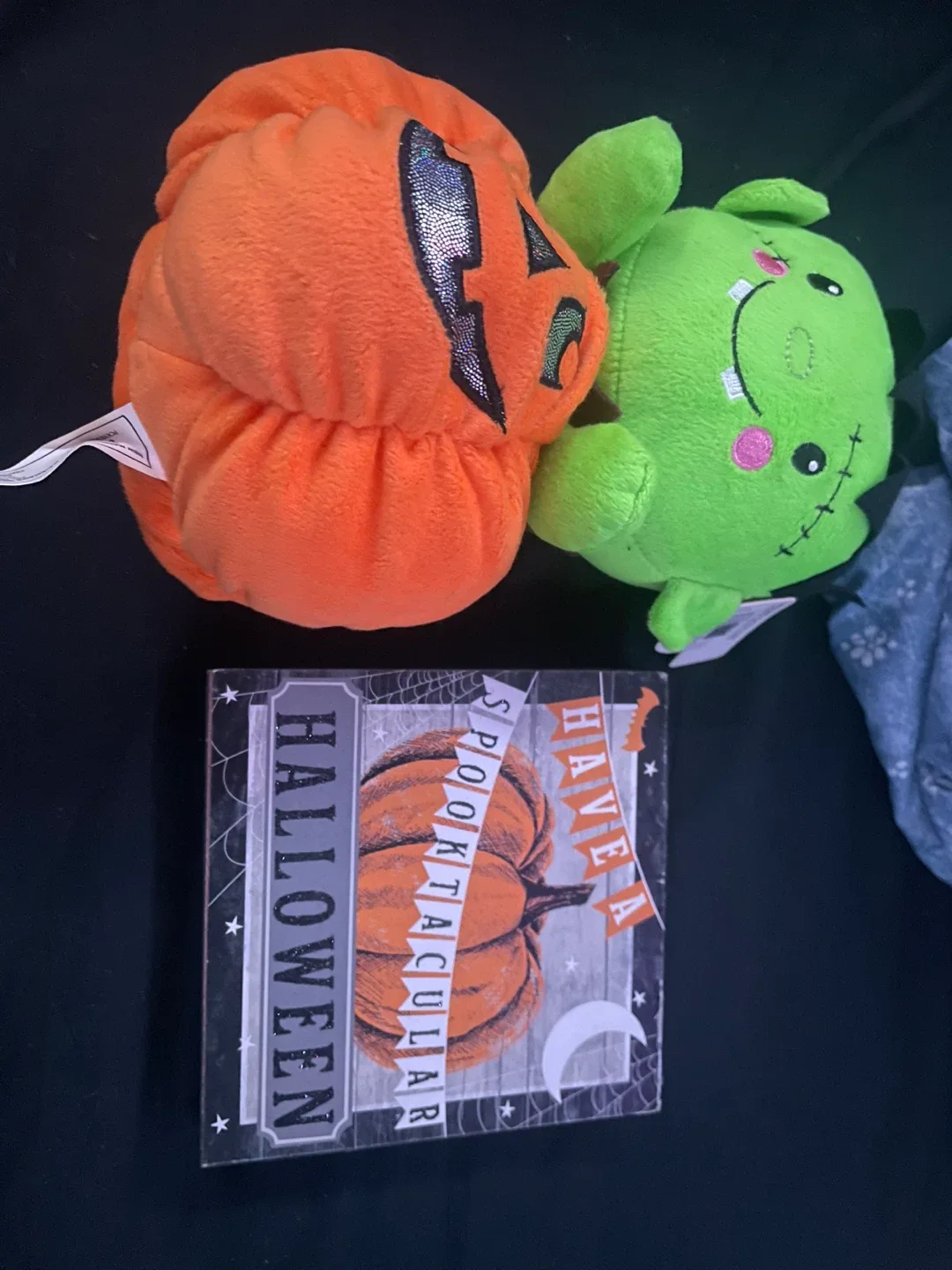 Halloween Plushies and Decor