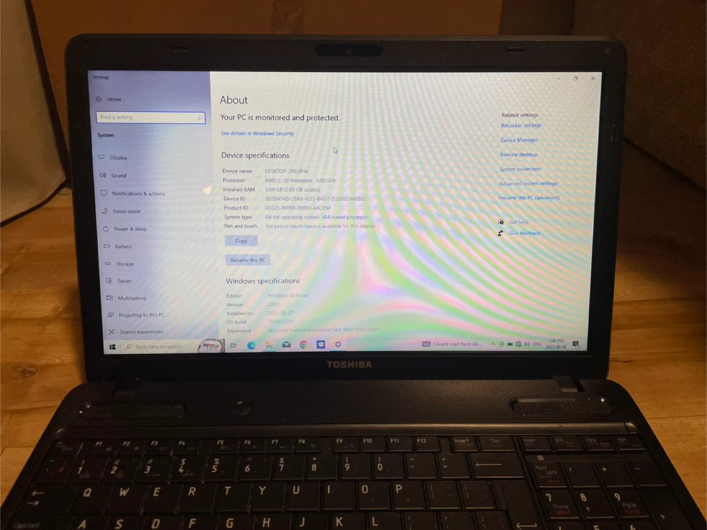 Toshiba Laptop image indicator(6)