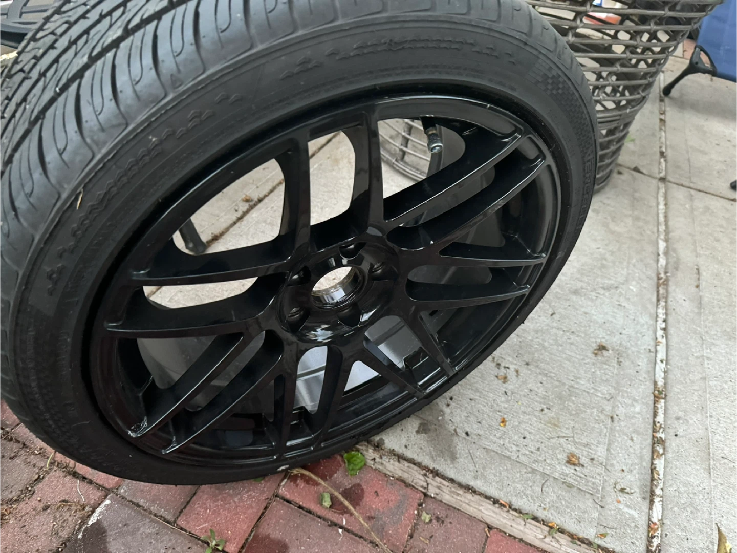 BMW Black Alloy Wheels - photo 5
