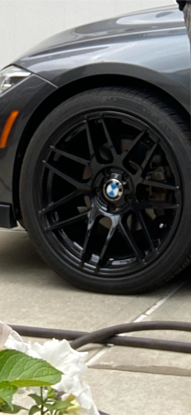 BMW Black Alloy Wheels