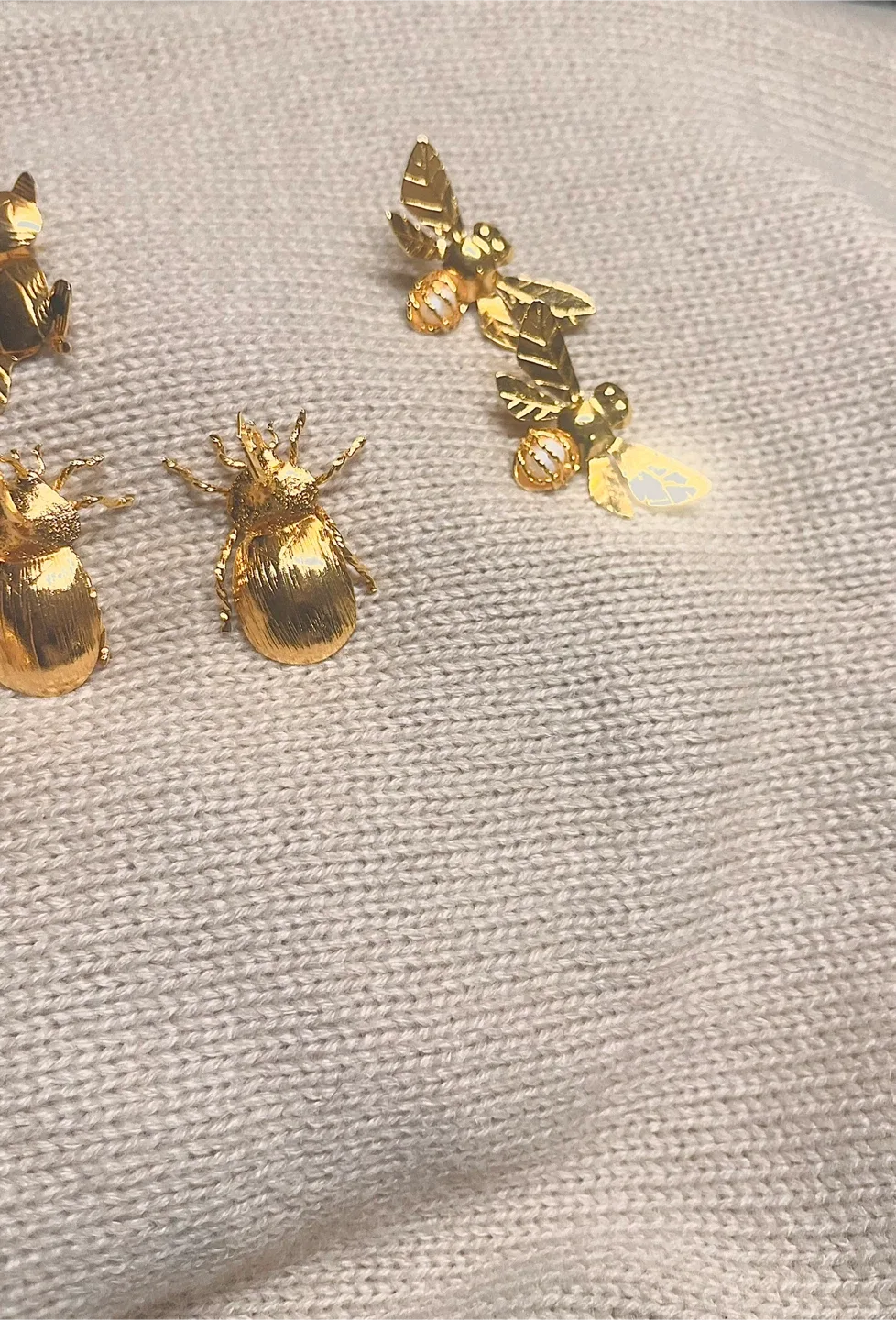 Gold plated  earrings - Assorted Earrings and Ring Set image indicator(4)