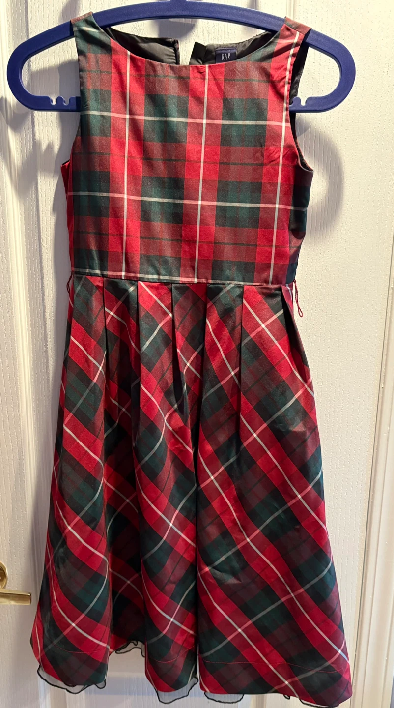 GAP Kids Plaid Dress - Size M (8) 🥕