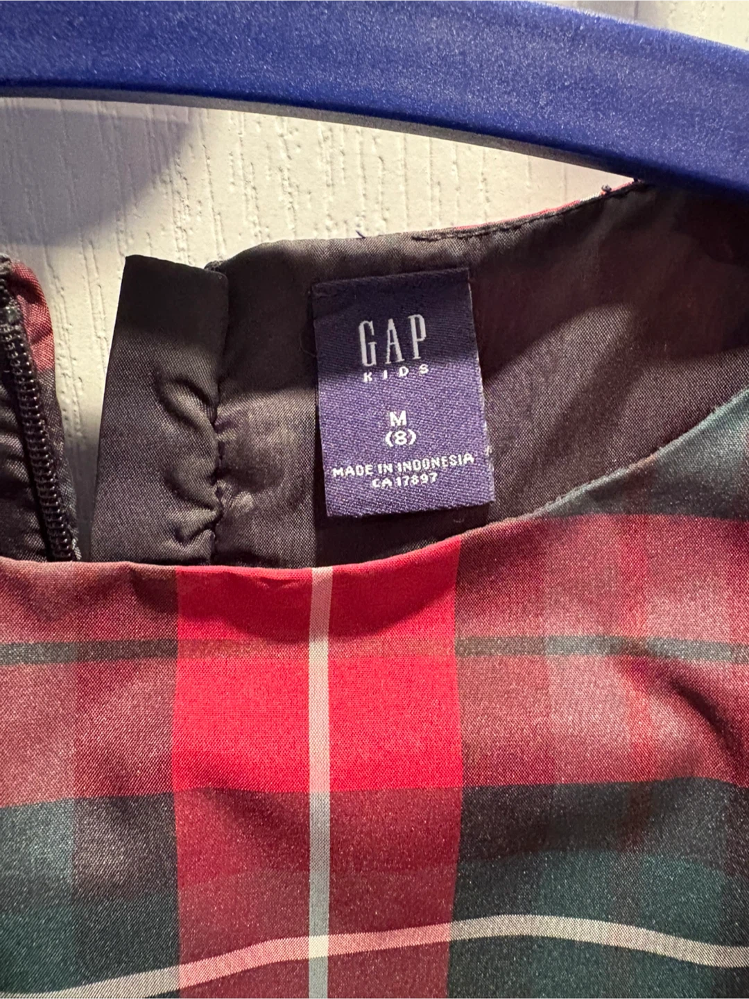 GAP Kids Plaid Dress - Size M (8) 🥕 - photo 3