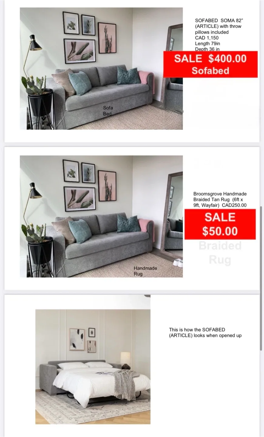 Pre loved  furniture for sale! image indicator(2)