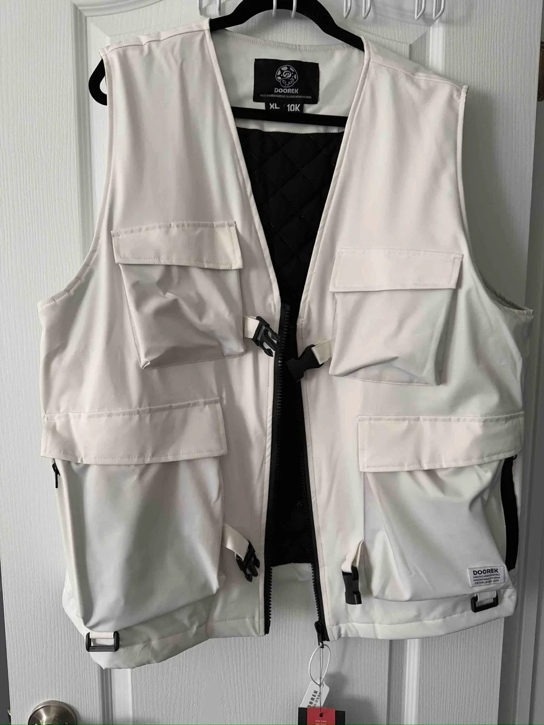 Snowboard Doorek XL White Vest image indicator(2)