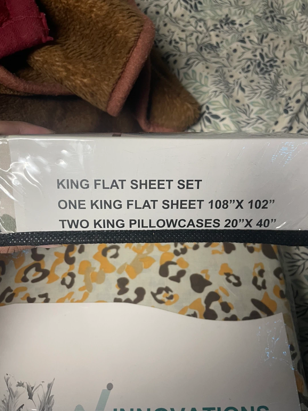 Innovations King Flat Sheet Set - New
