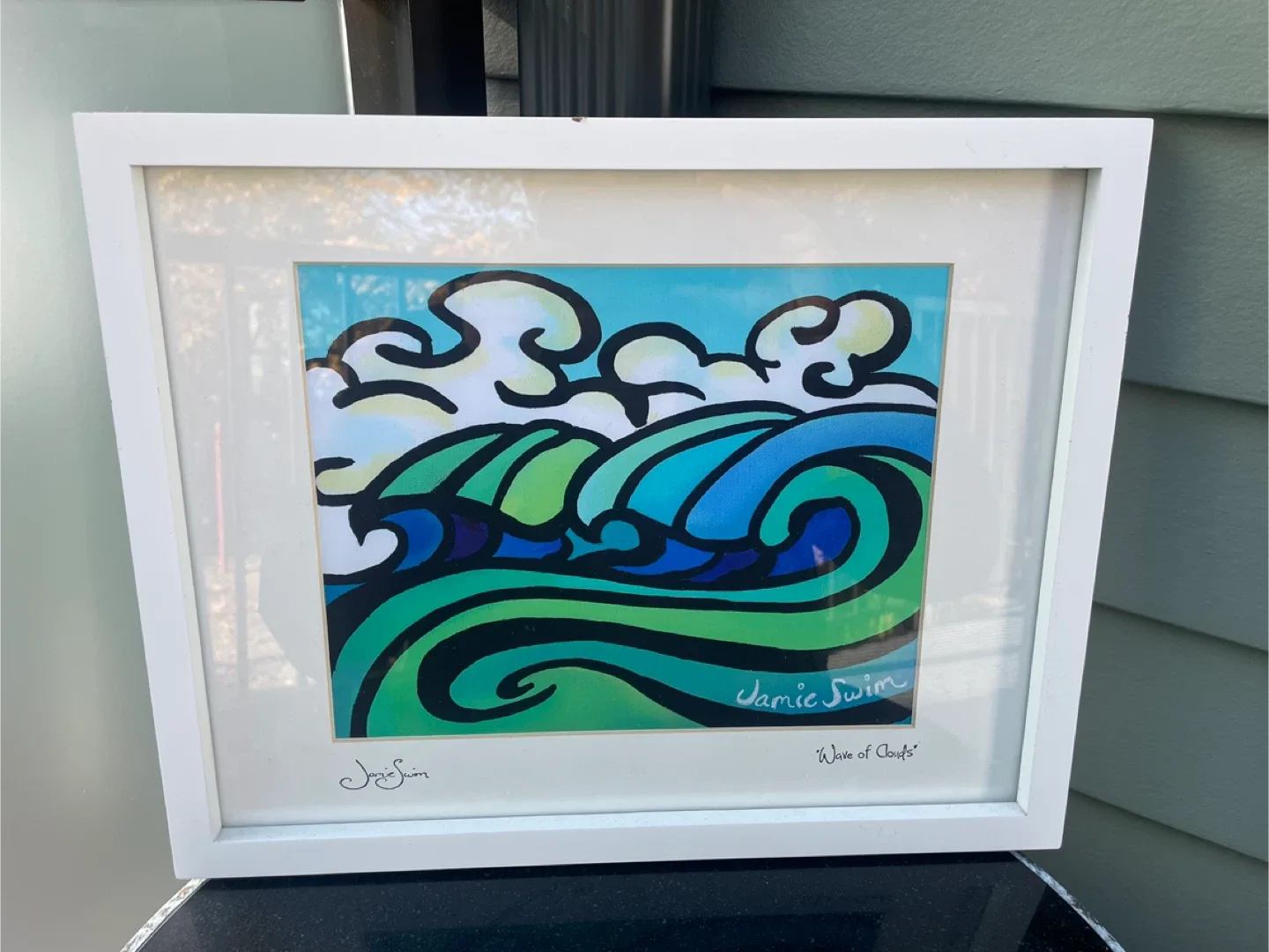 Jamie Swim "Wave of Clouds" Framed Print