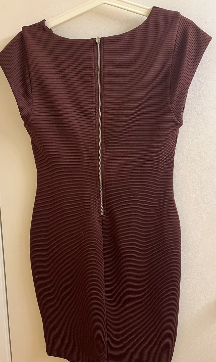 bar III Burgundy Dress - Size M - photo 3