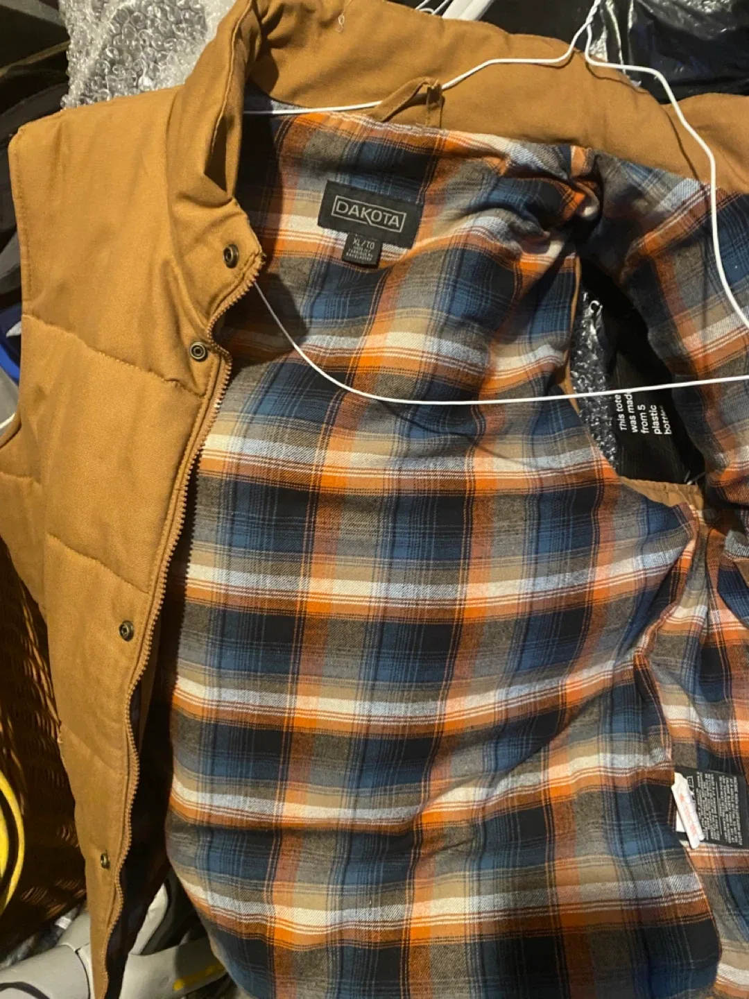 Dakota Puffer Vest - XL/TG - Brown image indicator(2)