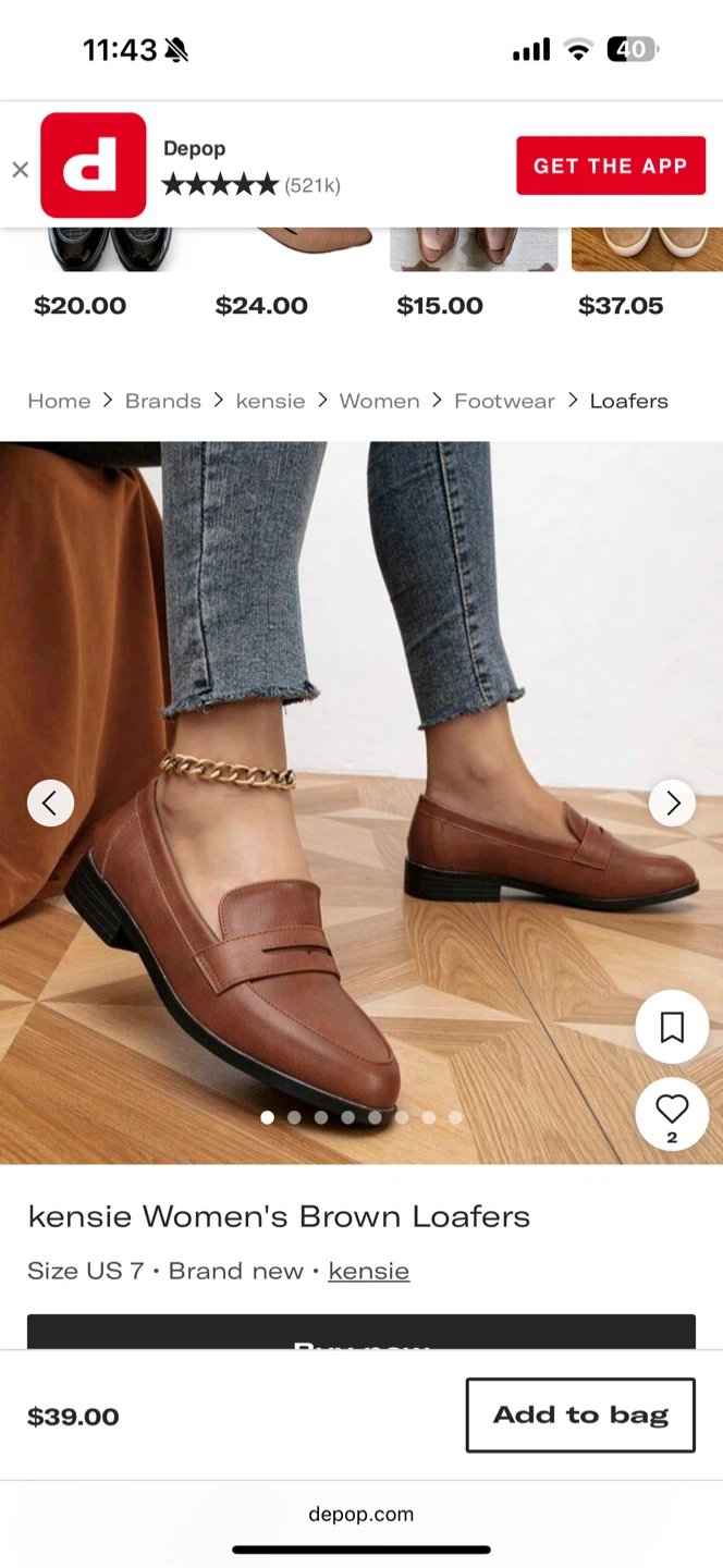 New Kensie Women's Brown Loafers - photo 4
