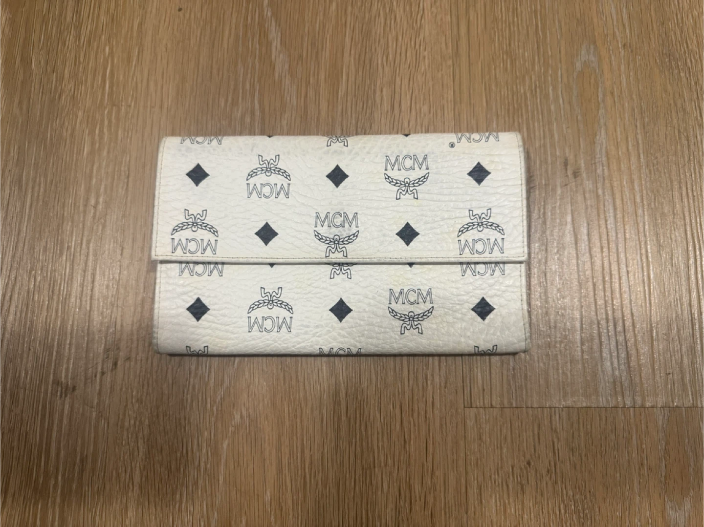 MCM Trifold Vintage Long Wallet
