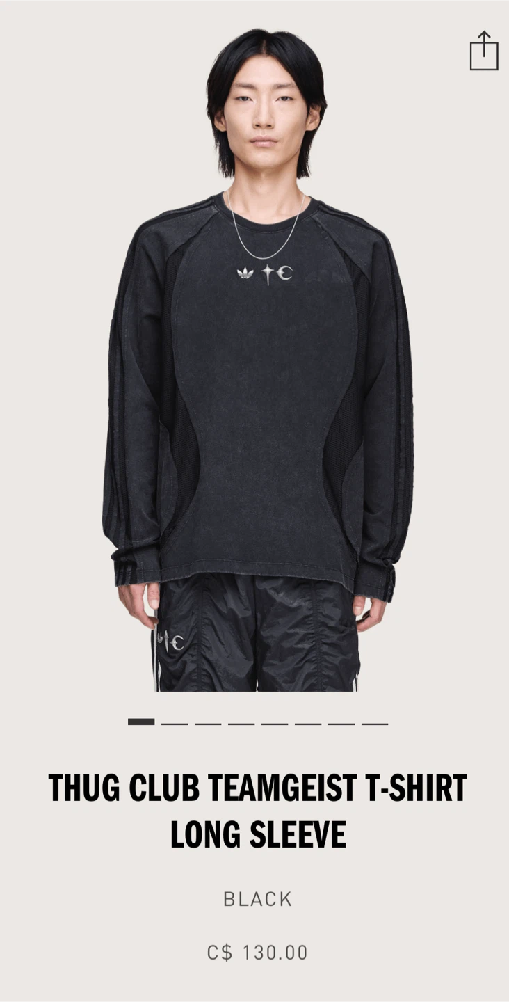 Adidas x Thug Club Teamgeist Long Sleeve