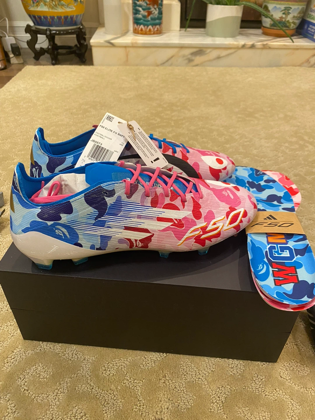 Adidas F50 Elite FG BAPE Limited Collection Size 8
