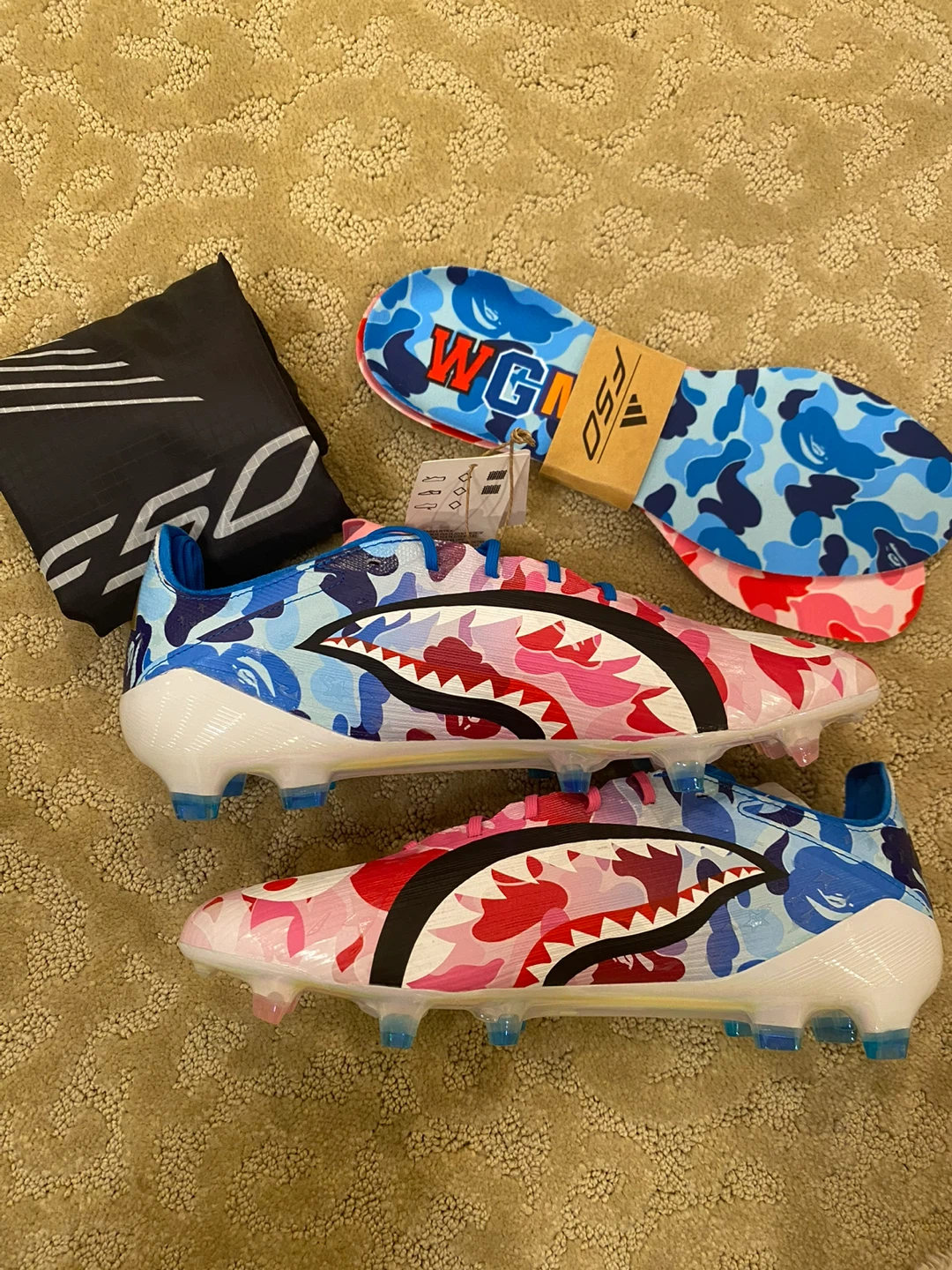 Adidas F50 Elite FG BAPE Limited Collection Size 8 - photo 3