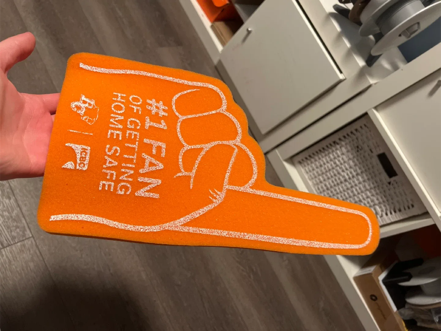 Bryan Burnham signed foam finger image indicator(3)
