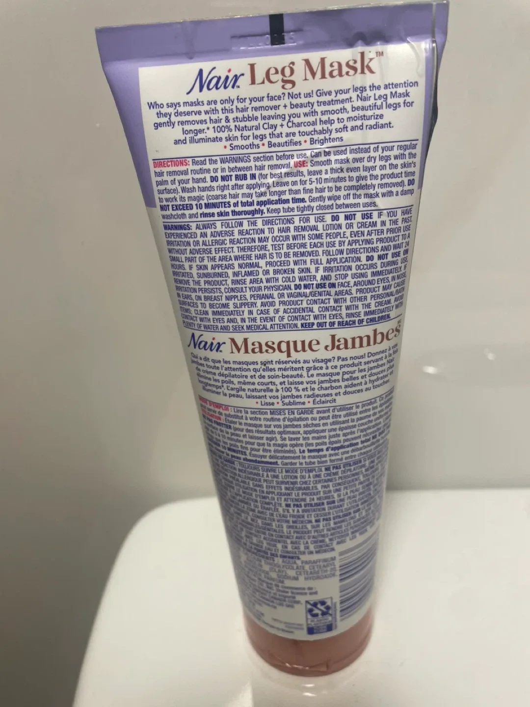 Nair Leg Mask - Brighten & Smooth image indicator(2)