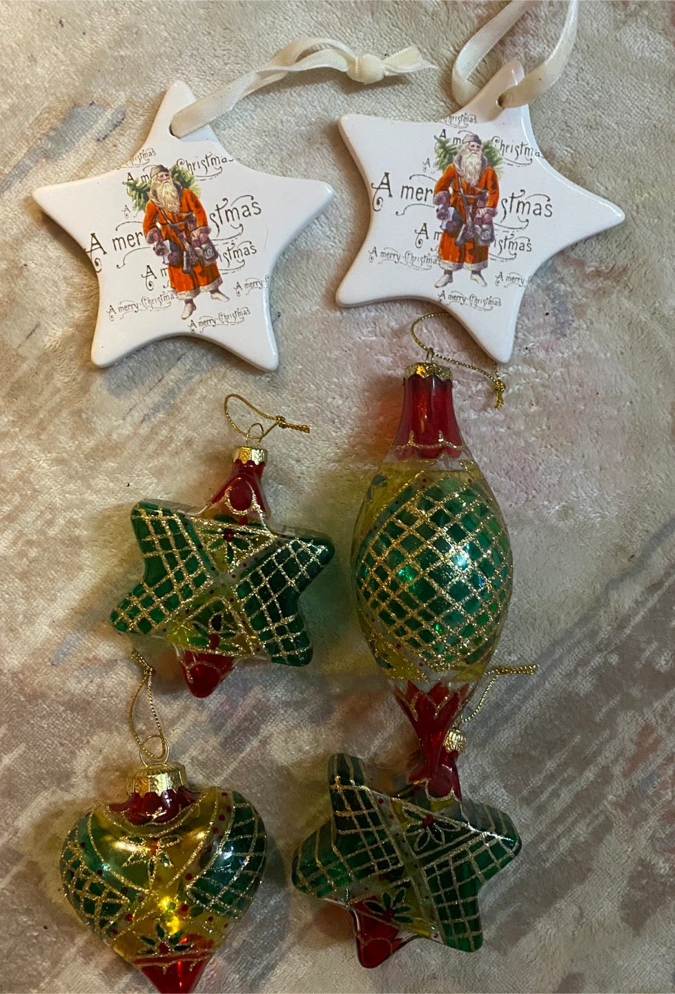 Set of 16 Christmas Tree Ornaments - Assorted Styles - photo 3