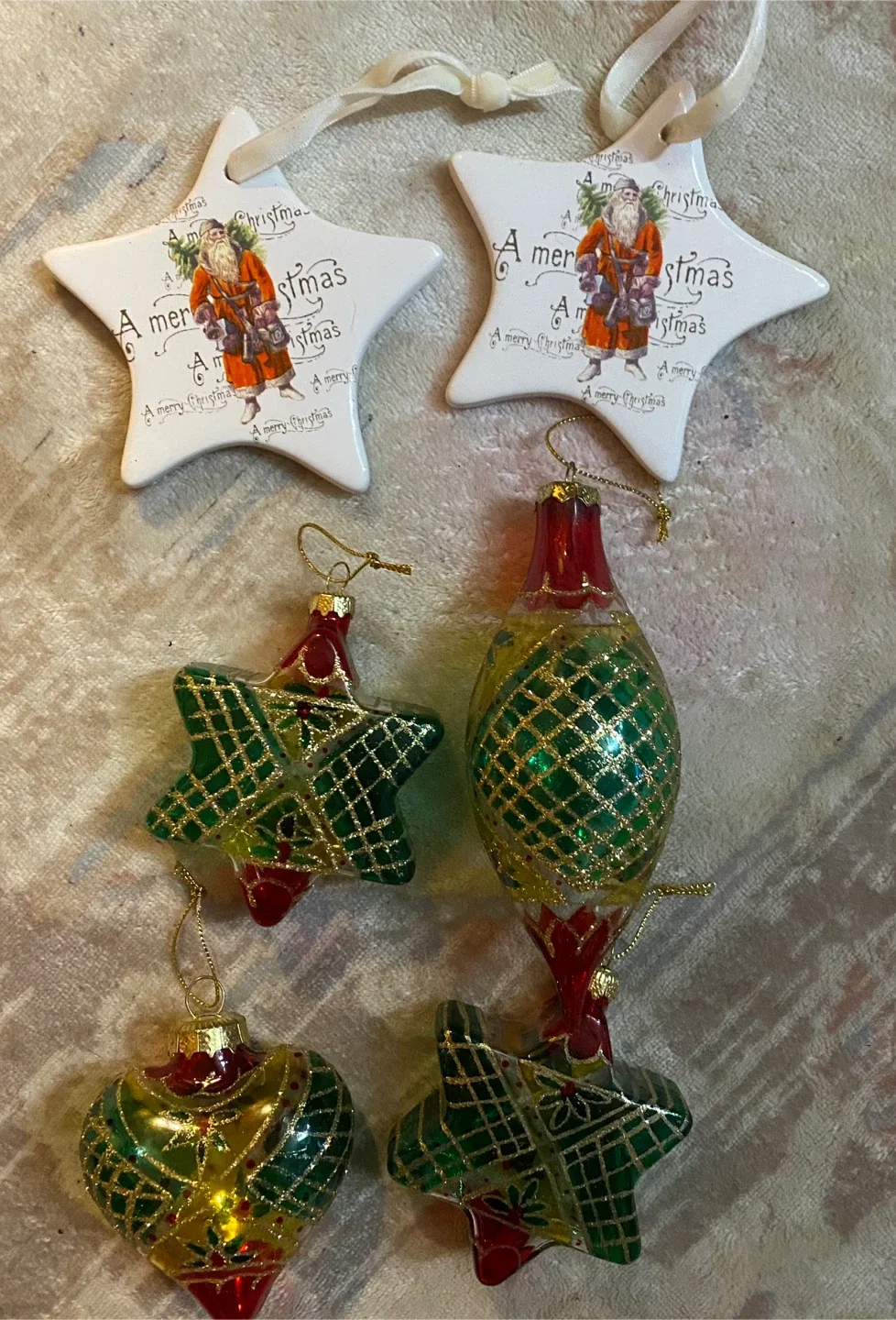 Set of 16 Christmas Tree Ornaments - Assorted Styles image indicator(3)